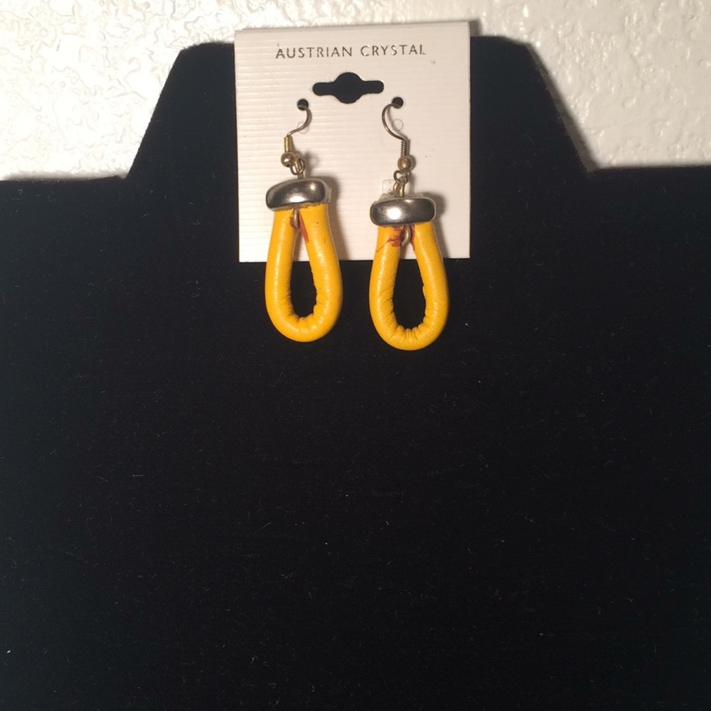 Mustard Yellow Earrings